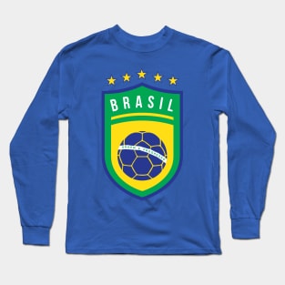 Brazil Football Long Sleeve T-Shirt